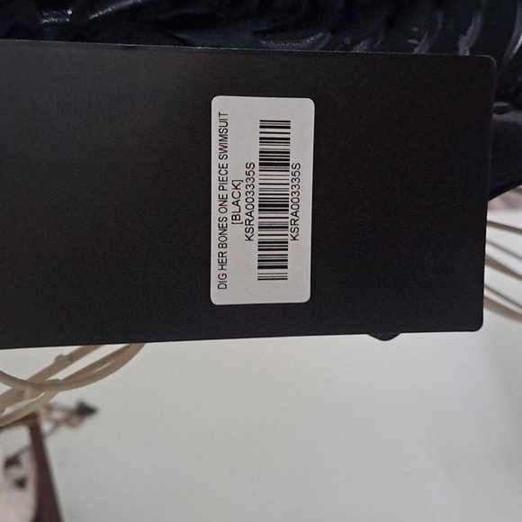 Killstar Dig Her Bones One Piece Open Back Swimsuit, S - Picture 5 of 9